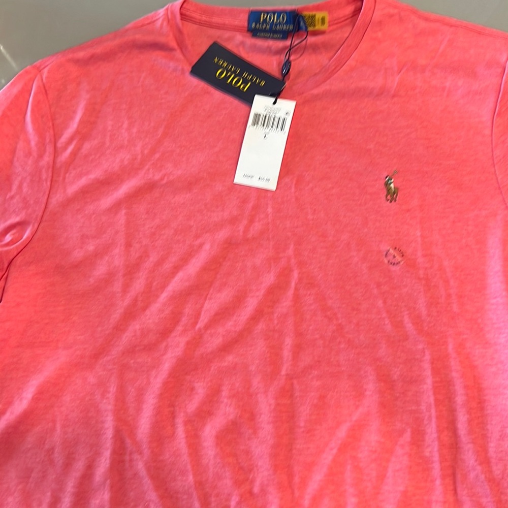 Polo - men classic pink heather T-shirt